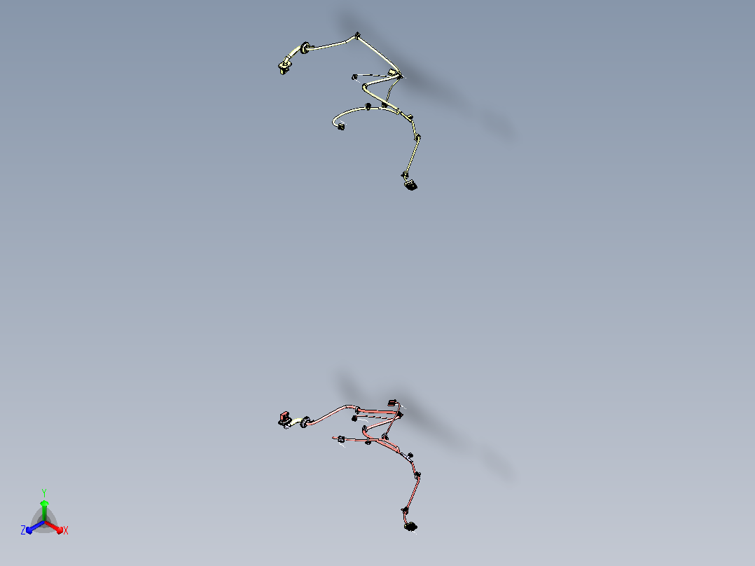 FNA4007005_后门线束装置正等轴测图