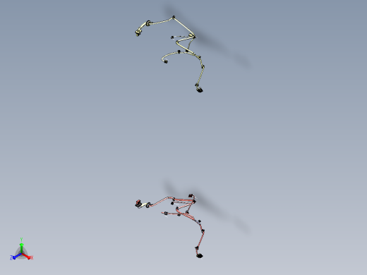 FNA4007005_后门线束装置正等轴测缩略图