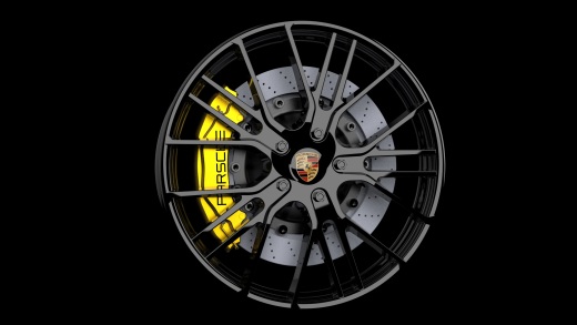 保时捷汽车车轮圈13缩略图