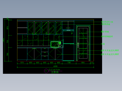 家装类CAD图块(五)-FH01091H