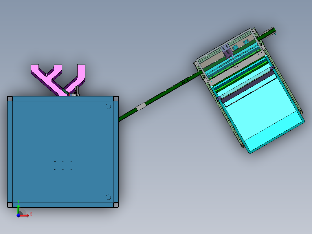 自动上纸吸尘上料机圆盘烫印机sw16可编辑前视图
