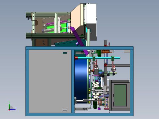 自动上纸吸尘上料机圆盘烫印机sw16可编辑左视缩略图