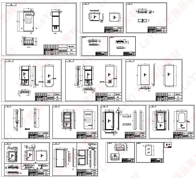 户外箱室外机箱机柜电气通讯箱不锈钢防雨帽cad图纸钣金板金素材