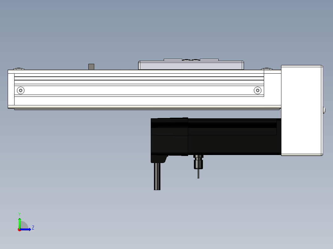 Toyo东佑达直线模组-ETH6-100-BM+煞車-M5左视图