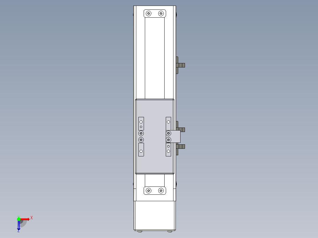 Toyo东佑达直线模组-ETH6-100-BM+煞車-M5俯视图