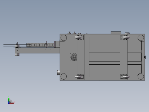 B13_手机屏蔽盖平面度检测编带包装设备前视缩略图