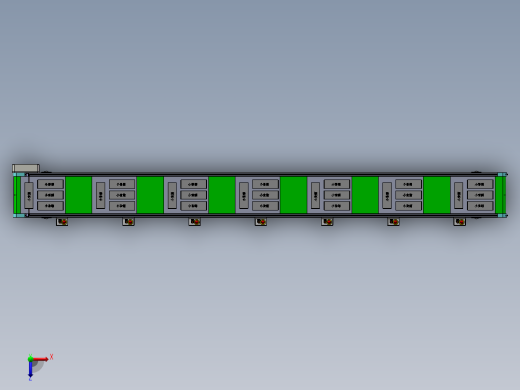 B78-皮带线3D俯视缩略图