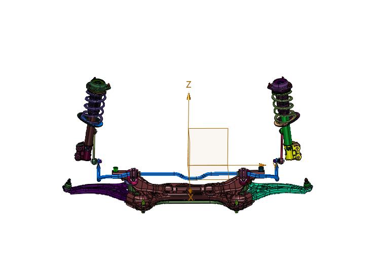 小型电动车前后悬挂