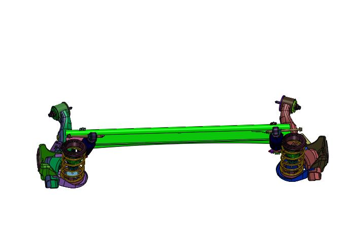 小型电动车前后悬挂