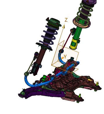 小型电动车前后悬挂