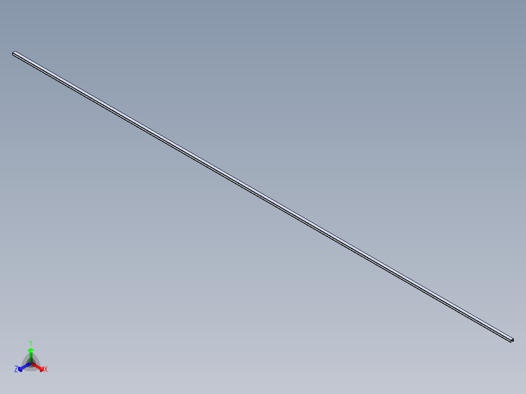 型材-BR 10 SLOT BLACK PP INFILL PROFILE KJN146901.STEP正等轴测图