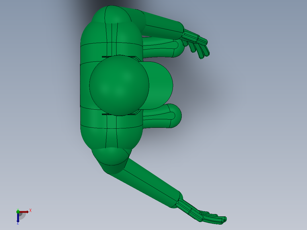 移动料罐俯视图