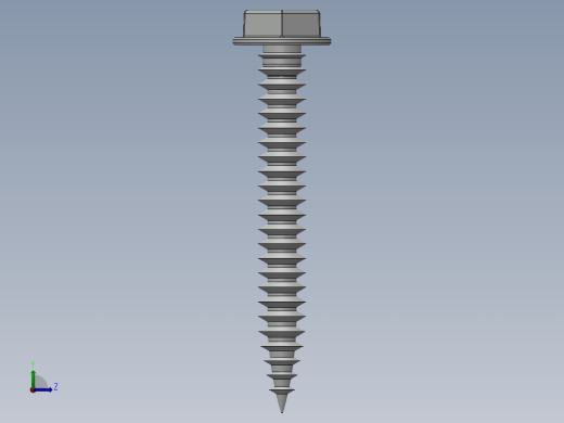 紧固件-Hex Head Screw-01左视缩略图