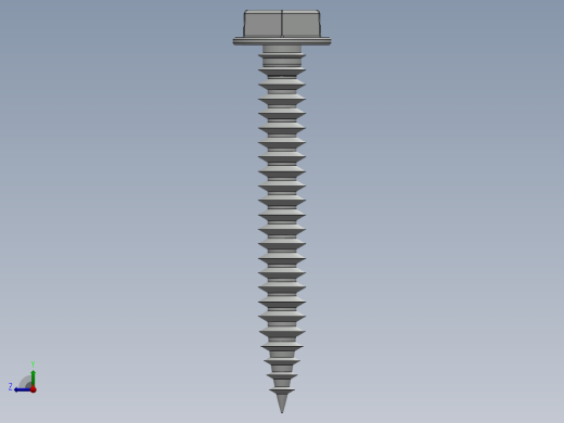 紧固件-Hex Head Screw-01右视缩略图