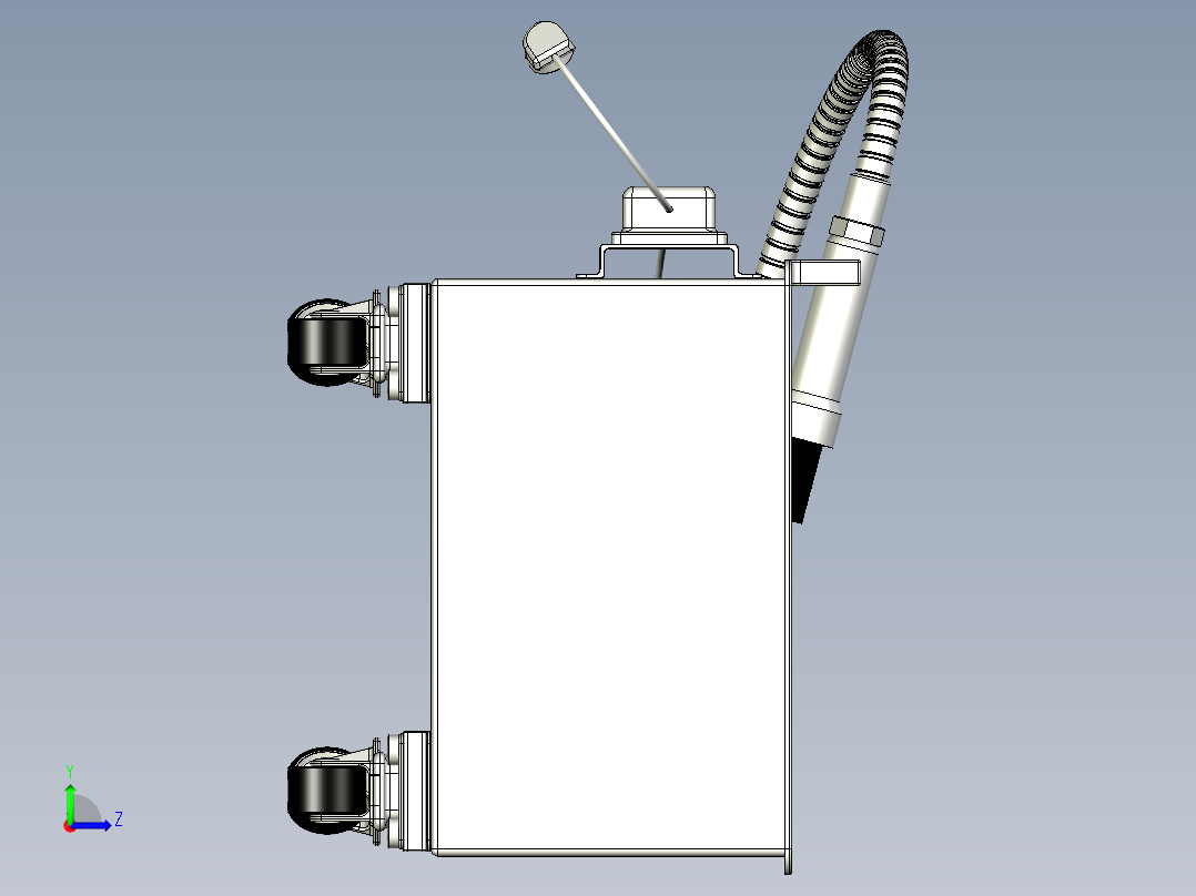 清洗纸盒左视图