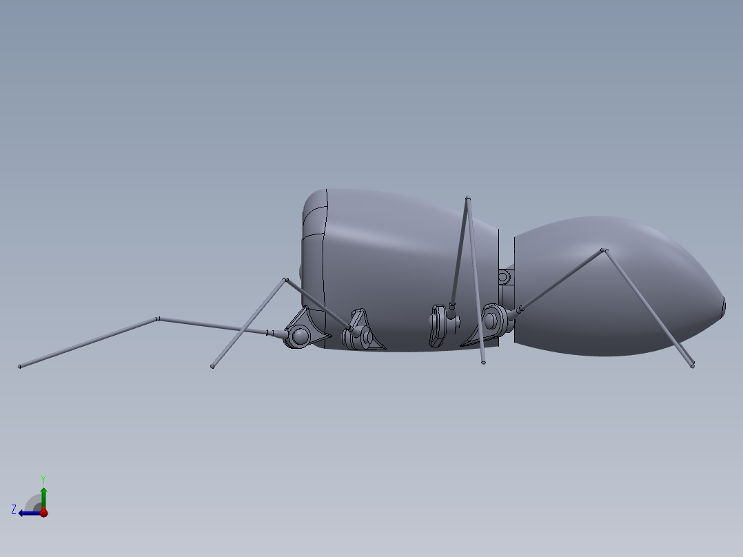 蜘蛛灯 SW STP右视图