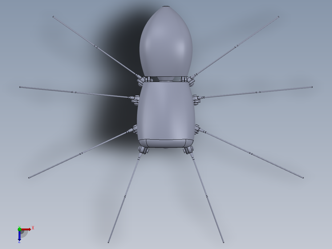 蜘蛛灯 SW STP俯视图