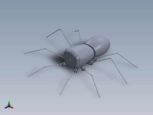 蜘蛛灯 SW STP正等轴测缩略图