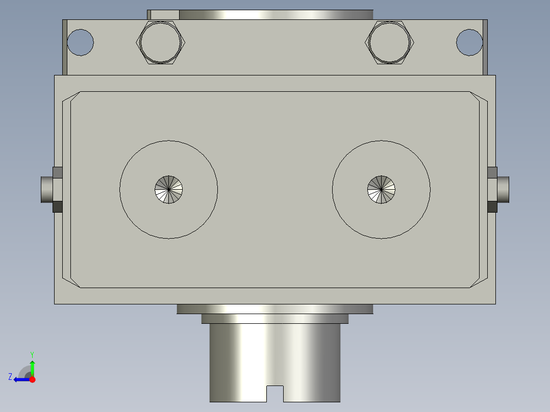 旋转气爪PRC40H-90右视图