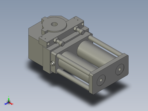 旋转气爪PRC40H-90正等轴测缩略图