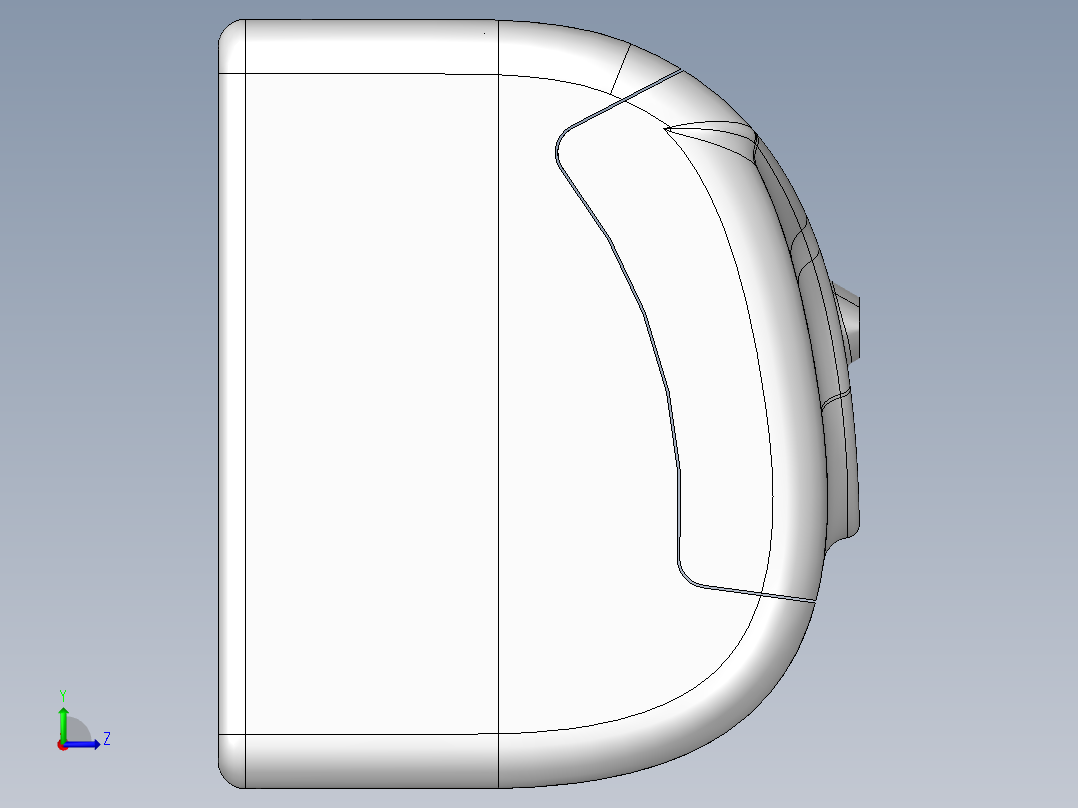迷你空调左视图