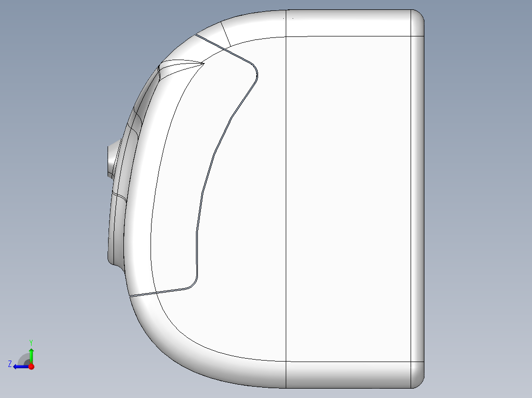 迷你空调右视图