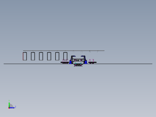 门框装配线左视缩略图
