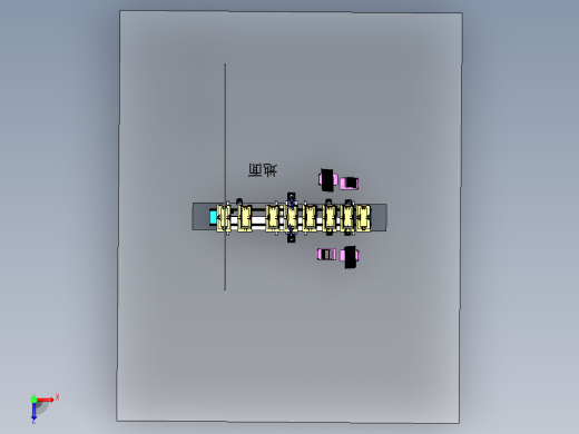 门框装配线俯视缩略图
