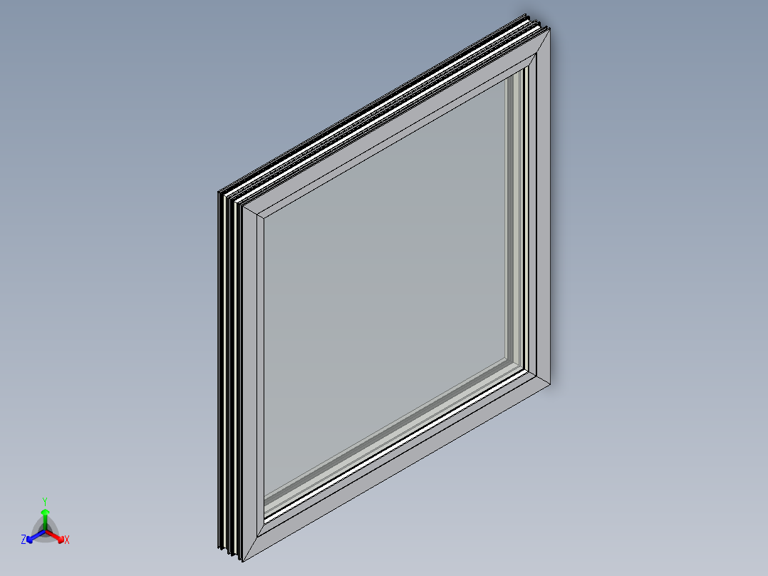 窗户4正等轴测图