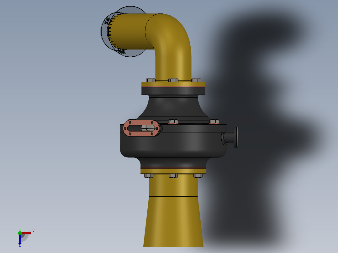 帕辛格涡轮增压器俯视图