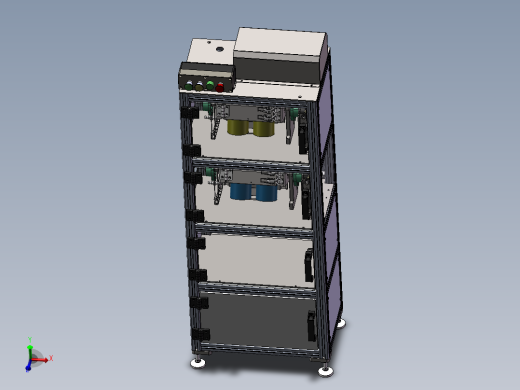 双层结构摇匀机（sw16可编辑+工程图+BOM）