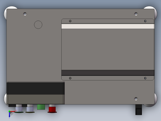 双层结构摇匀机（sw16可编辑+工程图+BOM）俯视缩略图