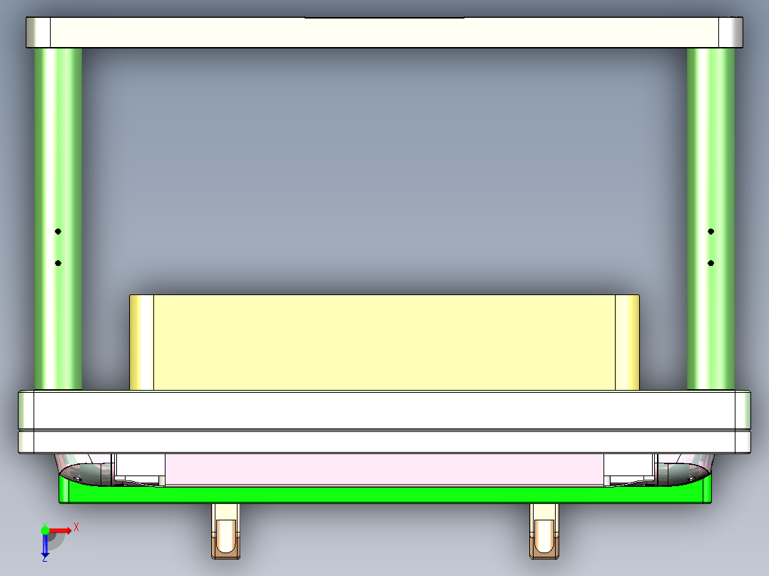 ABW70-D-笔记本CNC工装夹具三维模型CNC1俯视图