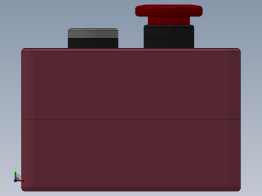 启动+急停按钮盒前视缩略图