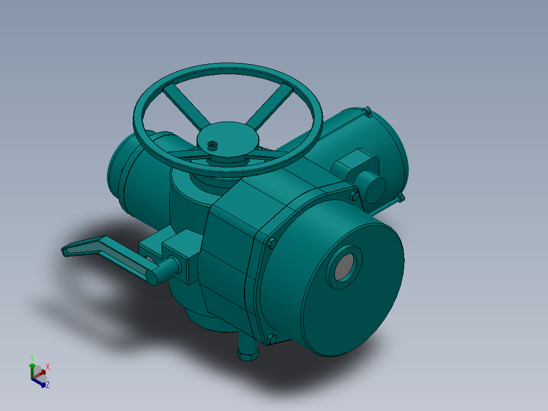 多回转阀门电动装置 ZB型 3款