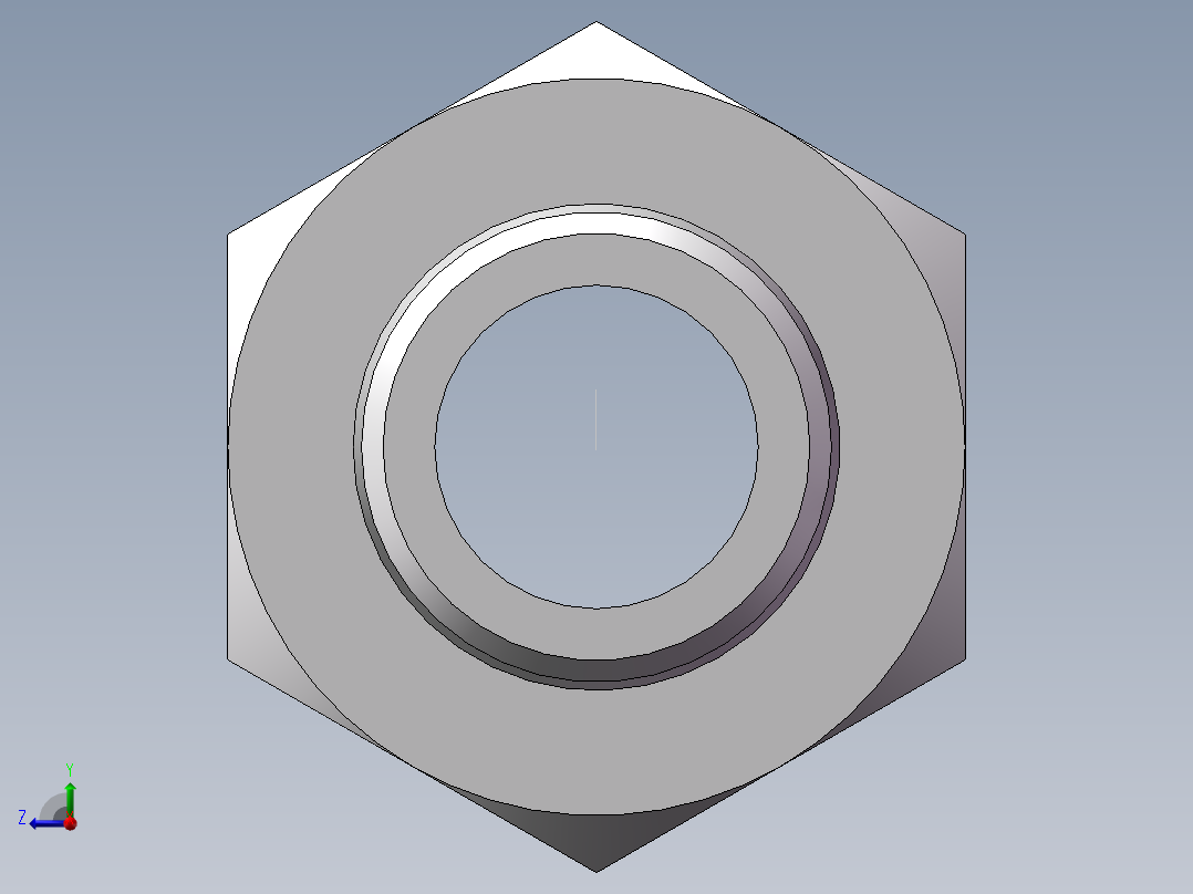 英制锥管螺纹直接头、1CT-36-12SP非标右视图