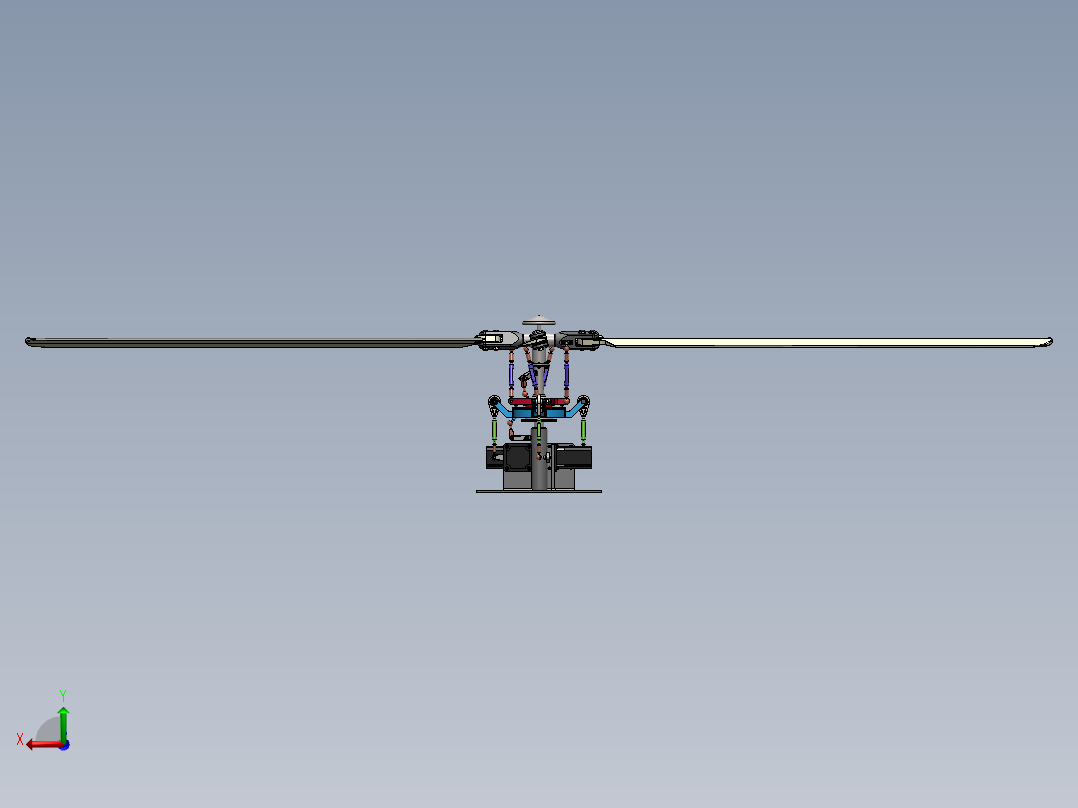 直升机(40)后视图