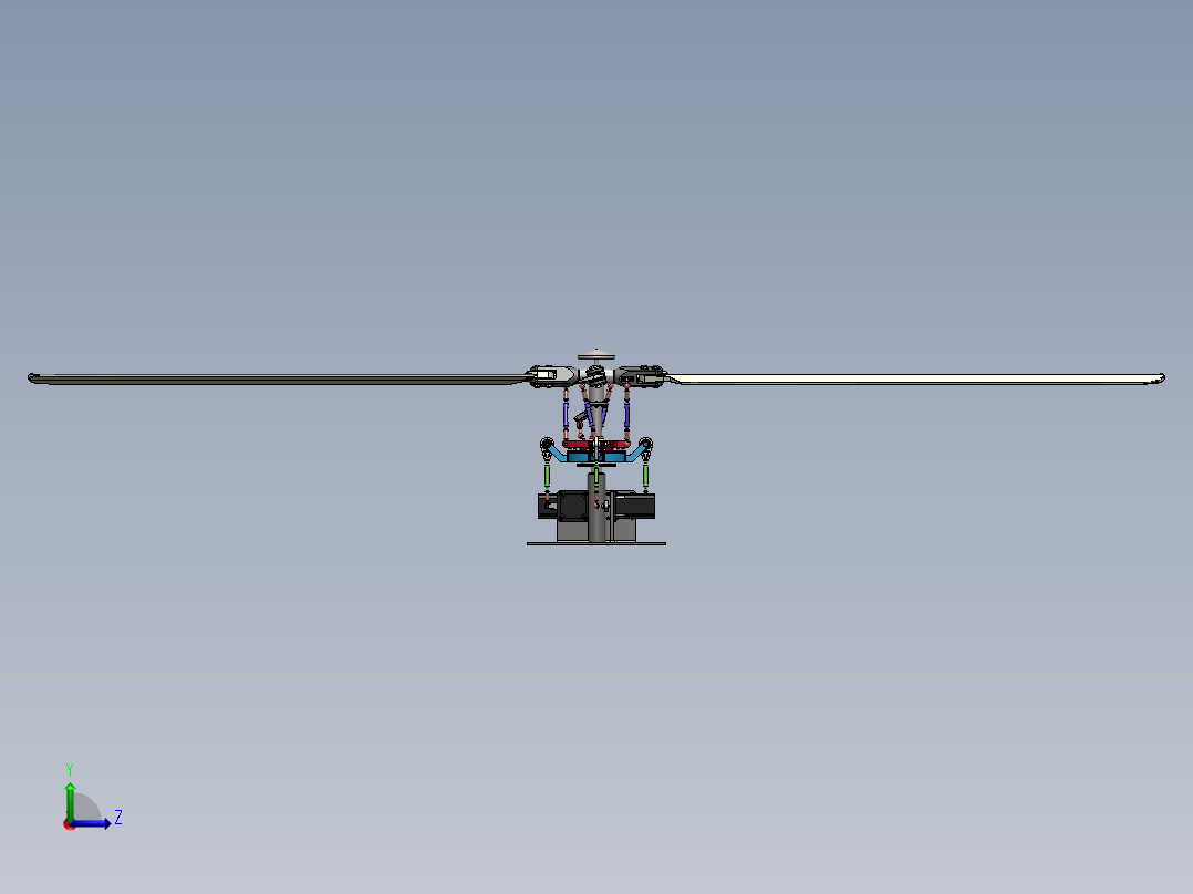 直升机(40)左视图