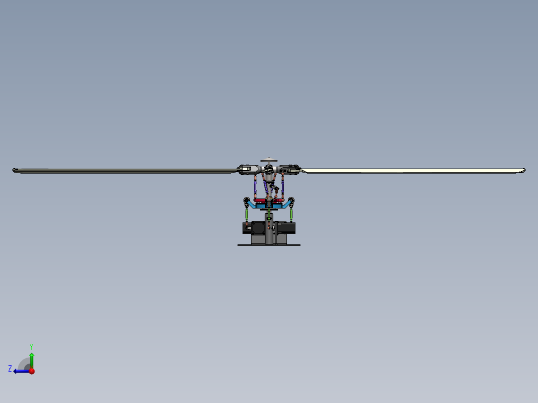 直升机(40)右视图