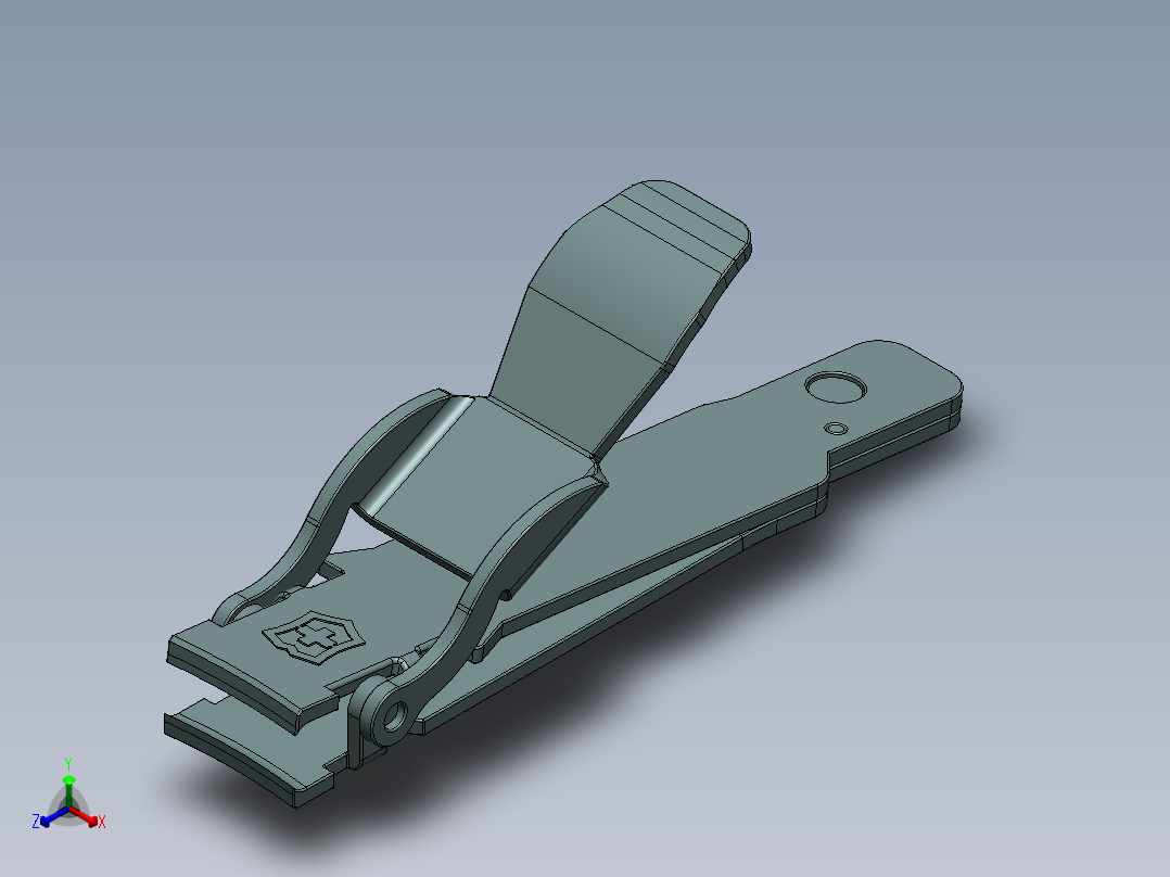 指甲刀、指甲剪(10)正等轴测图