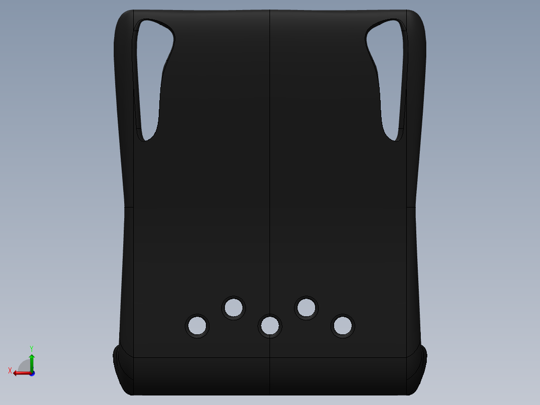 汽车座椅后视图