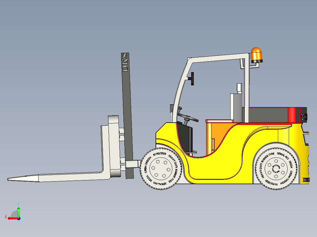 A0003002-丰田叉车后视图