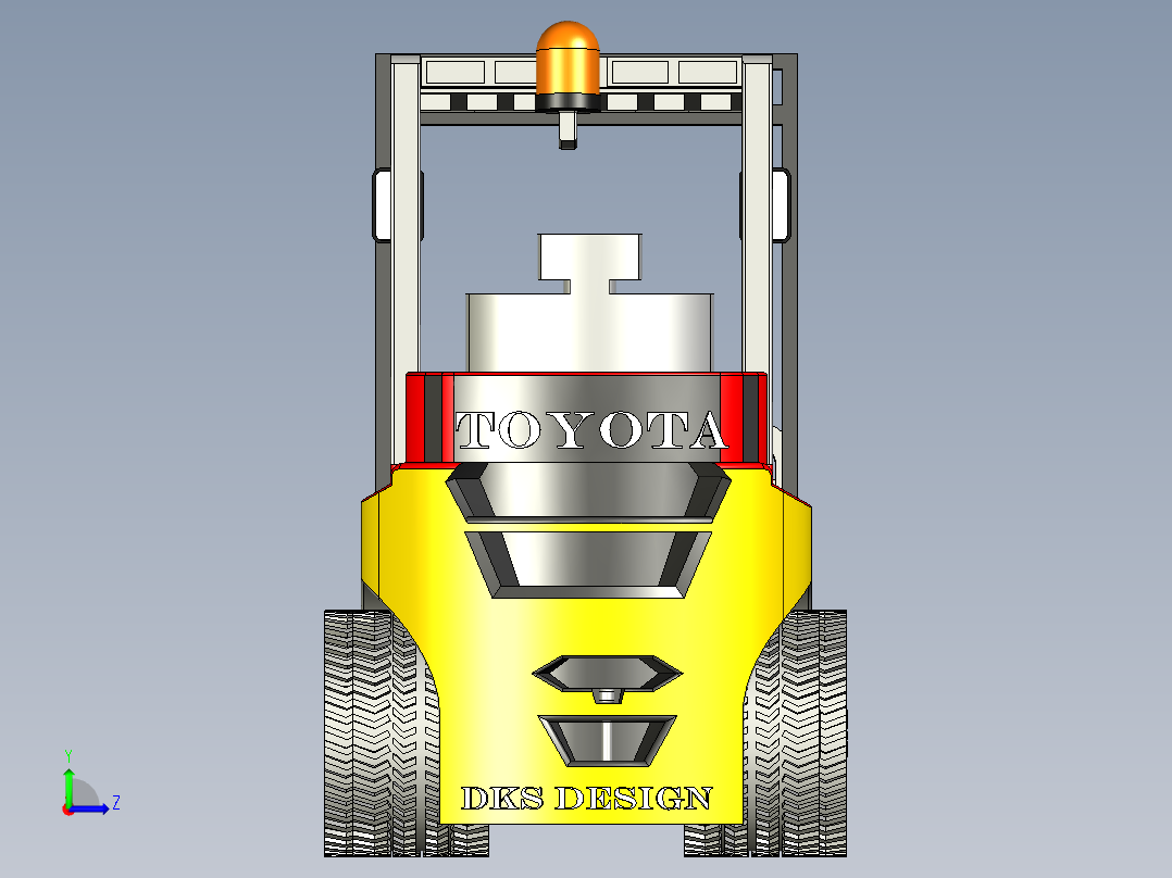 A0003002-丰田叉车左视图