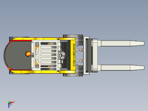 A0003002-丰田叉车俯视缩略图