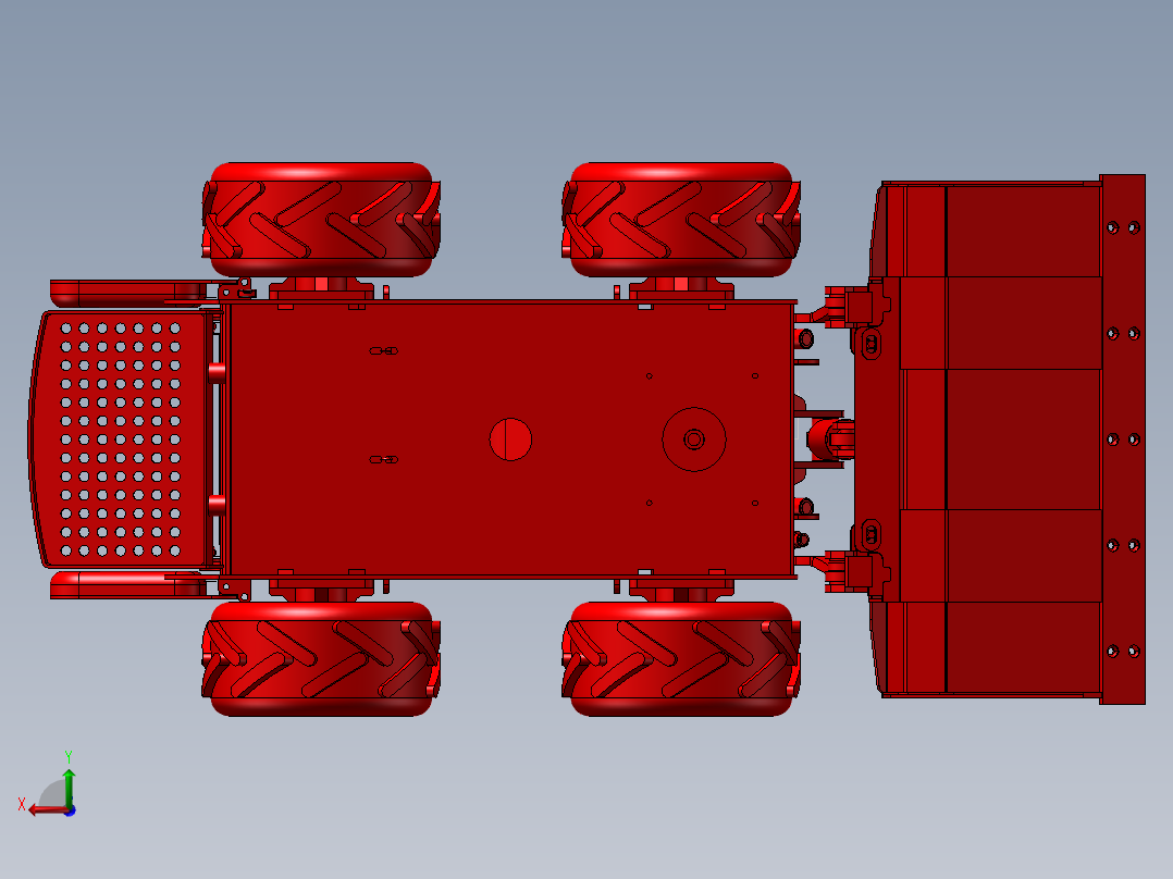 滑移装载机 1570468后视图