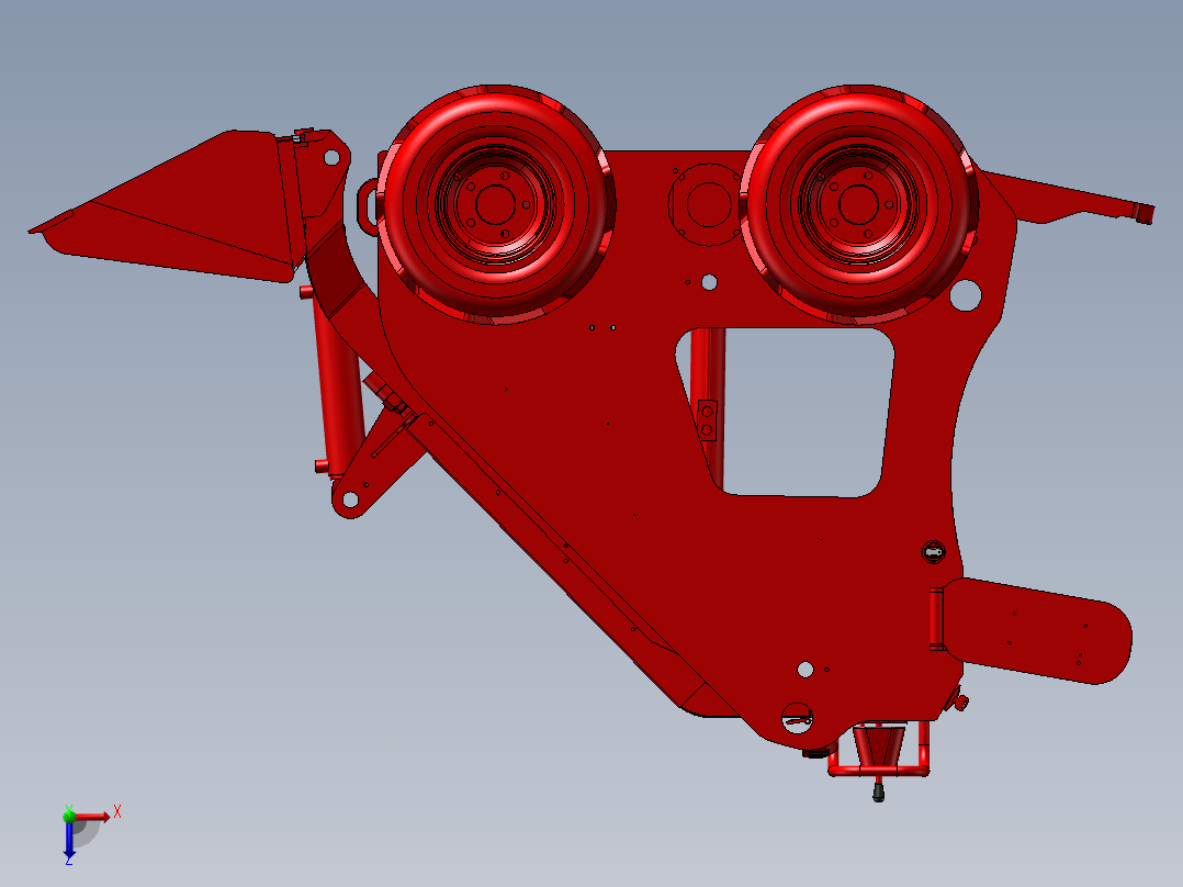 滑移装载机 1570468俯视图