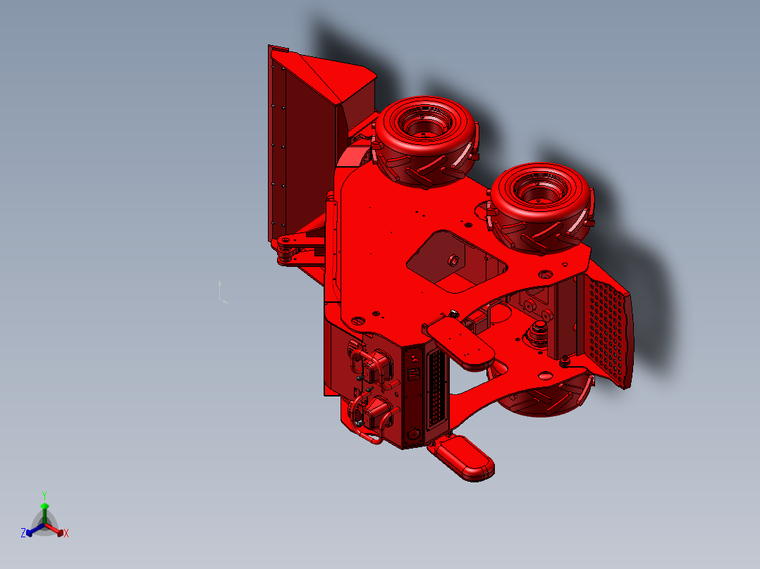 滑移装载机 1570468正等轴测图