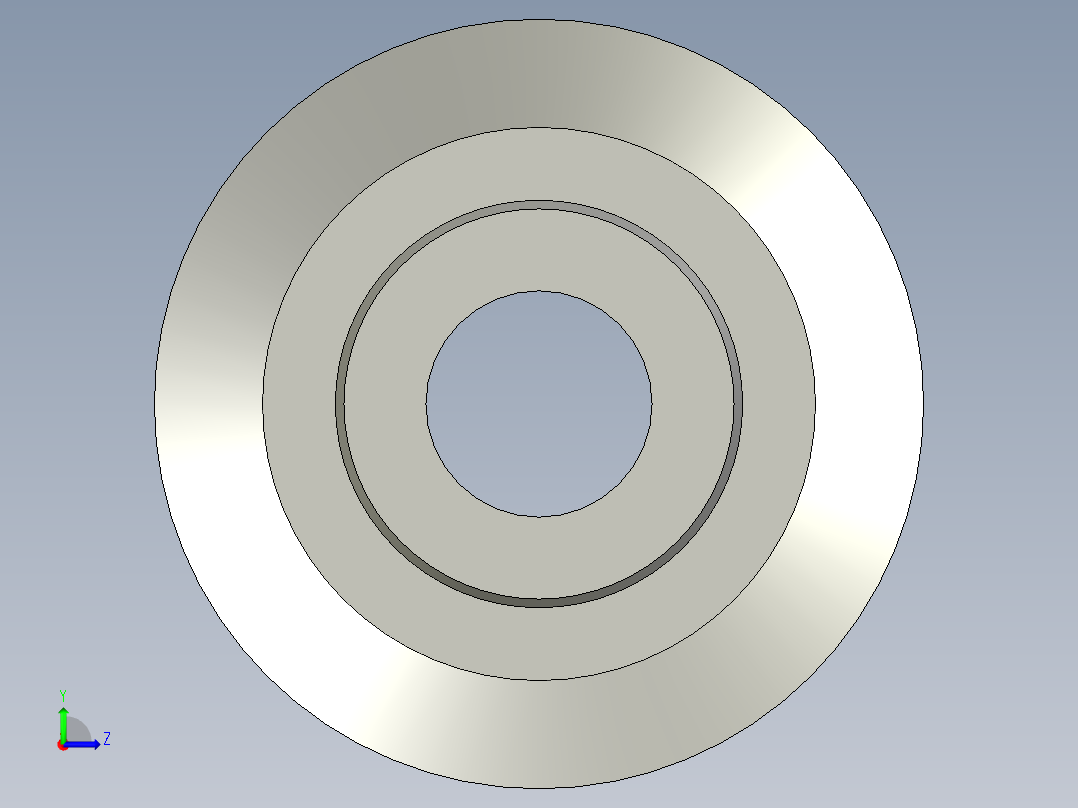 2GT型A形圆孔同步带轮TPAC20GT2060-A-H4左视图