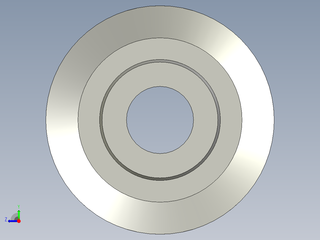 2GT型A形圆孔同步带轮TPAC20GT2060-A-H4右视图