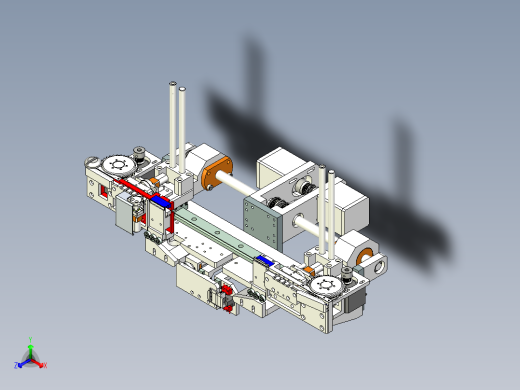 拔叉式伺服上料机设计